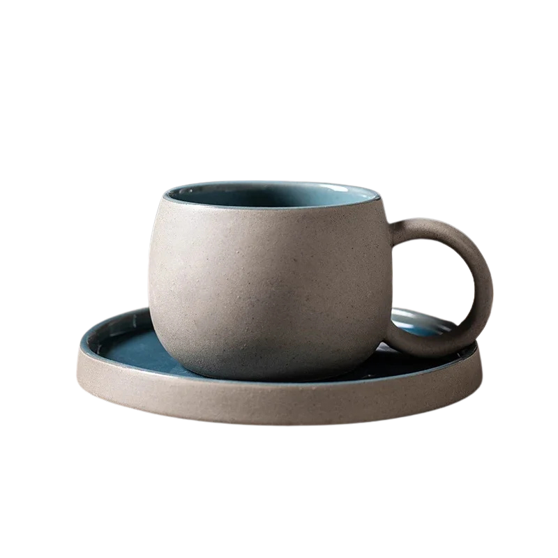 Caneca de Cerâmica com Pires Vintage Bolt