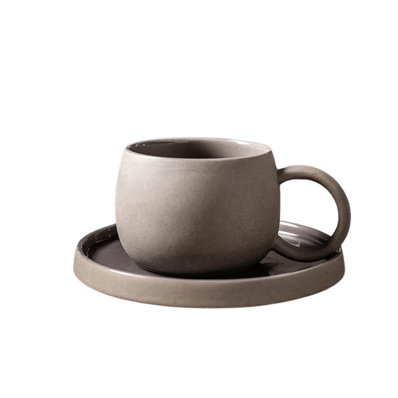 Caneca de Cerâmica com Pires Vintage Bolt