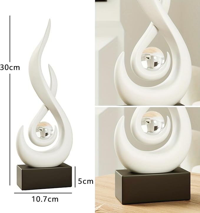 Escultura Abstrata para sua Decoração em Cerâmica da Bolt