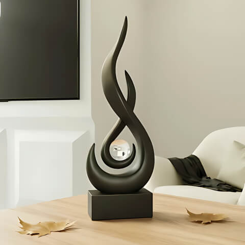 Escultura Abstrata para sua Decoração em Cerâmica da Bolt