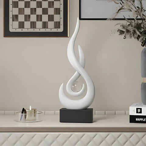 Escultura Abstrata para sua Decoração em Cerâmica da Bolt